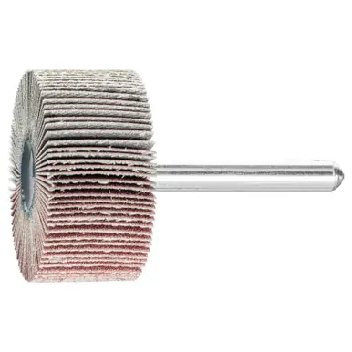PFERD 45235 1-1/2" x 1" Mounted Flap Wheel 1/4" Shank, Aluminum Oxide, 180 Grit (10pk)