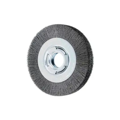 PFERD 81112 6" Crimped Wire Wheel - Medium Face .006 CS Wire, 2" A.H.