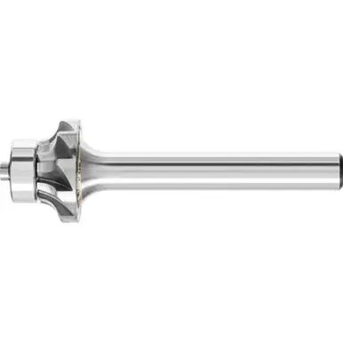 PFERD 25150 Bearing Carbide Bur - EDGE Cut 1/8" Radius 5/8" x 1/8", 1/4" Shank