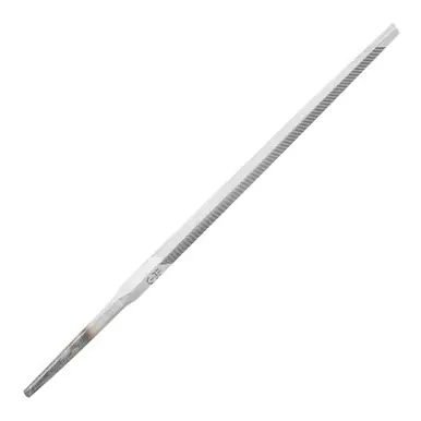 PFERD 17022 4" Slim Taper Saw File Three Square, Second Cut (10pk)