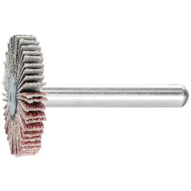 PFERD 45008 1-3/16" x 1/4" Mounted Flap Wheel 1/4" Shank, Aluminum Oxide, 80 Grit (10pk)