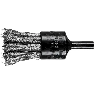 PFERD 83151 3/4" Knot Wire End Brush - Straight Cup .010 SS Wire, 1/4" Shank (10pk)