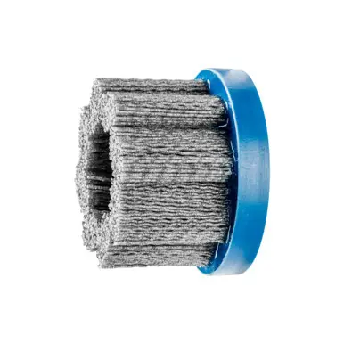 PFERD 83942 3" M-BRAD Disc Brush, Standard Density Round Filament, .040 SiC 120 Grit