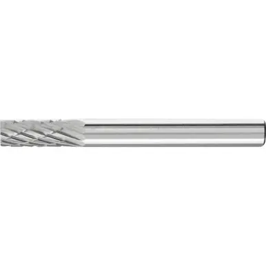 PFERD 24022 Carbide Bur, Cylind. Plain End, DBL Cut 3/16" x 5/8" x 1/4" Shank