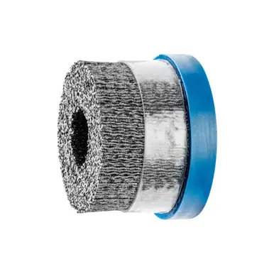 PFERD 84232 3" M-BRAD Disc Brush - HD Round Filament, .040 Ceramic Ox. 120 Grit