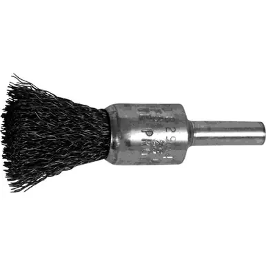PFERD 82964 1/2" Crimped Wire End Brush .010 CS Wire, 1/4" Shank (10pk)