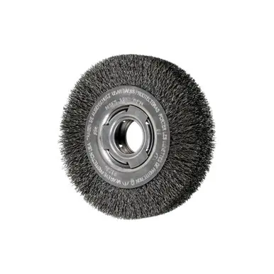 PFERD 81236 6" Crimped Wire Wheel - Wide Face .014 CS Wire, 2" A.H.