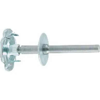 PFERD 44836 POLICLEAN Drive Arbor 1/4" Shank, 1/2" Bore - Double Wheel