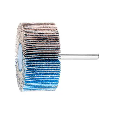 PFERD 45479 2-1/2" x 1" Mounted Flap Wheel 1/4" Shank, Aluminum Oxide, 120 Grit, INOX (10pk)