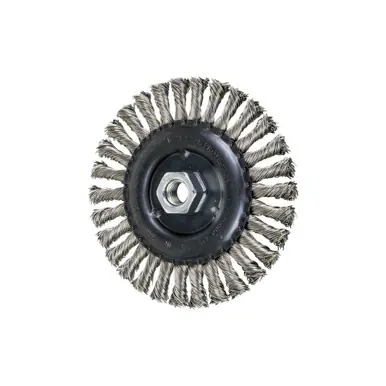 PFERD 82603 6" Full Cable Knot Wheel 30 Knot .023 SS Wire 5/8-11 Thread (10pk)