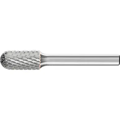 PFERD 24423 Carbide Bur, Cylind. Radius End, DIA Cut 3/8" x 3/4" x 1/4" Shank