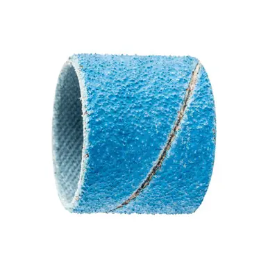 PFERD 41409 7/8" x 3/4" Spiral Band Cylindrical Type, Alu. Ox. INOX 80 Grit (100pk)