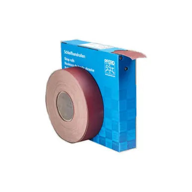 PFERD 47219 2" Shop Roll, Resin/Resin Heavy Duty 50 Yard Roll, Aluminum Oxide, 120 Grit