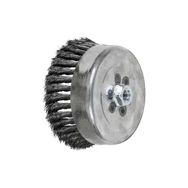 PFERD 82530 6" Knot Wire Cup Brush .014 CS Wire, 5/8-11 Thread (ext.)