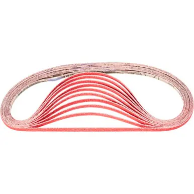 PFERD 49506 - 1/4" x 24" Coated File Belt Ceramic Oxide - 60 Grit (50pk)