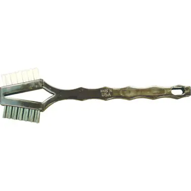 PFERD 85063 3x7 Welders Toothbrush, Dual Head Stainless/Nylon Fill, Polypro Block (36pk)