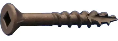 Daggerz DLFLSQL081104 - 8 x 1-1/4 Dagger-Lok Square Flat w/Nibs Coarse Wood Screws Lubricized