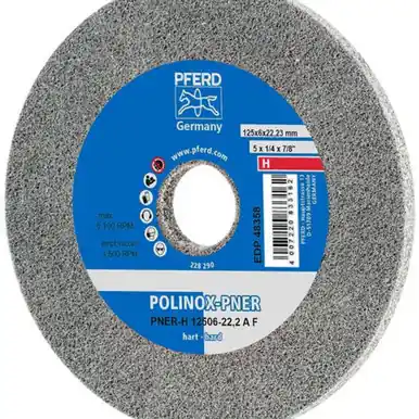 PFERD 48358 5" x 1/4" Unitized Wheel 7/8" A.H., A/O Fine (H) 8AM (5pk)