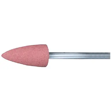 PFERD 36501 B52 Poliflex Mounted Point Rubber Bond, 120 Grit, 1/4" Shank (10pk)