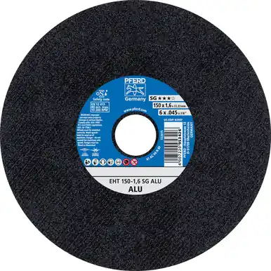 PFERD 63597 6" x .045" Cut-Off Wheel 7/8" AH 1.6mm A 46 N SG ALU Type 1 (25pk)