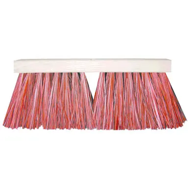 PFERD 89351 16" Heavy Duty Street Broom Red Palmyra Fill, 5" Trim 1ct. (12pk)