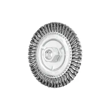 PFERD 82483 4-7/8" Stringer Bead Knot Wheel .020 CS Wire 5/8-11 48 Knots (10pk)