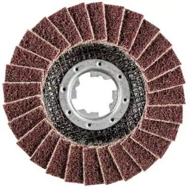 PFERD 43304 4-1/2" POLIVLIES AO Non-Woven Flap Disc - 7/8" X-LOCK - Medium Grade (5pk)