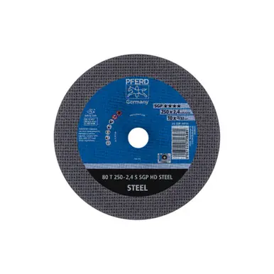 PFERD 66114 10" x 3/32" Stationary Wheel, 1" AH A-SG Heavy Duty (20pk)