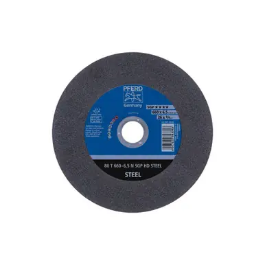 PFERD 66132 26" x 1/4" Stationary Wheel, 1" AH A-SG Heavy Duty (5pk)
