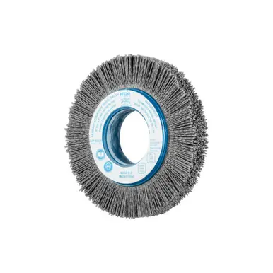 PFERD 83720 6" M-BRAD Composite Whl. Brush, 2" AH Crimped Filament, .040 SiC 80 Grit
