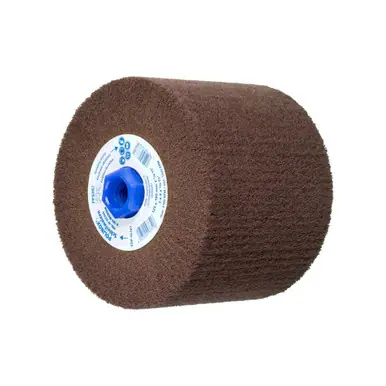 PFERD 46787 5" x 4" x 5/8-11 POLINOX Finishing Drum Non-Woven, PNL Type, Medium A 180,