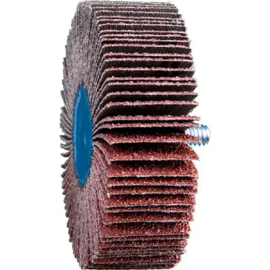 PFERD 45449 3" x 1" Quick Change Flap Wheel 1/4-20 Alum. Oxide 40G (10pk)