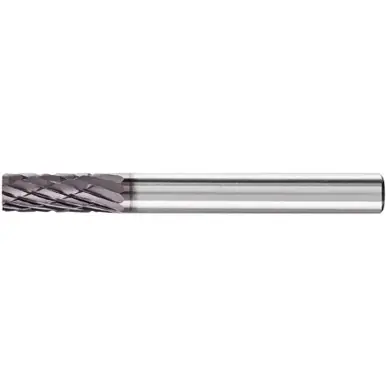 PFERD 27040 HICOAT Bur, Cylind. Plain End, DBL Cut 1/4" x 5/8" x 1/4" Shank