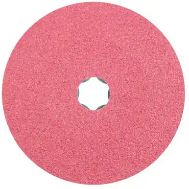 PFERD 40706 COMBICLICK Fiber Disc, 5" Dia. Ceramic Oxide CO, 50 Grit, Upgrade (25pk)