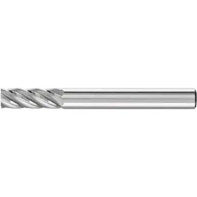 PFERD 24037 Carbide Bur, Cylind. Plain End, INOX Cut 1/4" x 5/8" x 1/4" Shank