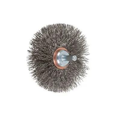 PFERD 82913 3" Crimped Wire Wheel Brush .014 SS Wire, 1/4" Shank (10pk)