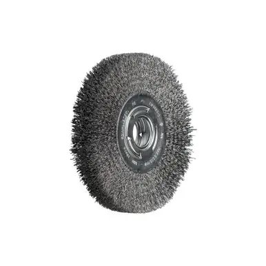 PFERD 81121 7" Crimped Wire Wheel - Medium Face .012 CS Wire, 2" A.H.
