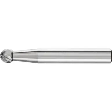 PFERD 24542 Carbide Bur - Ball Shape, DBL Cut 1/4" x 3/16" x 1/4" Shank - SD-1