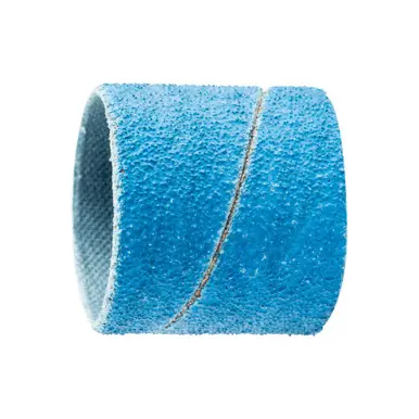 PFERD 41417 1-1/8" x 1-1/8" Spiral Band Cylindrical Type, Alu. Ox. INOX 80 Grit (100pk)