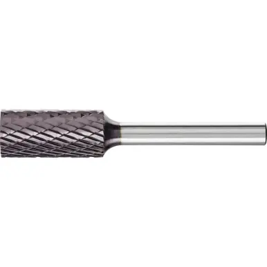 PFERD 27052 HICOAT Bur, Cylind. Plain End, DBL Cut 1/2" x 1" x 1/4" Shank