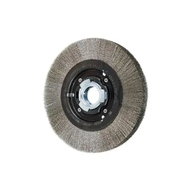 PFERD 81169 8" Crimped Wire Wheel - Medium Face .006 SS Wire, 2" Keyed A.H.