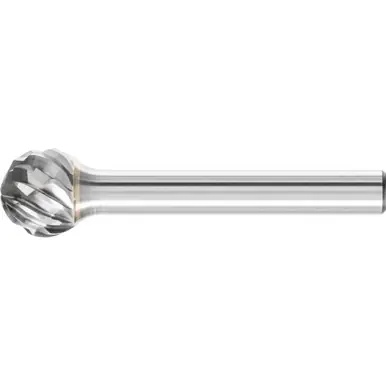 PFERD 24589 Carbide Bur - Ball Shape, CAST Cut 1/2" x 7/16" x 1/4" Shank - SD-5