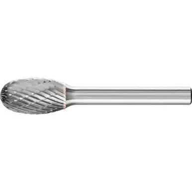 PFERD 24652 Carbide Bur - Oval Shape, DBL Cut 1/2" x 7/8" x 1/4" Shank - SE-5