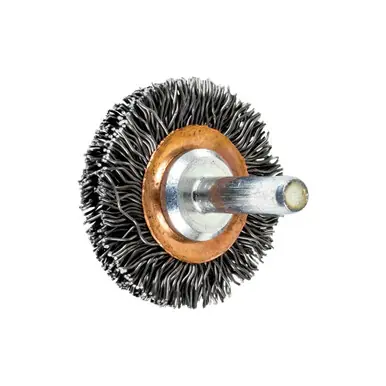 PFERD 82889 1-1/2" Crimped Wire Wheel Brush .020 CS Wire, 1/4" Shank (10pk)
