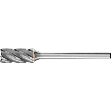 PFERD 23175 Carbide Bur, Cylind. End Cut, ALU/NF Cut 1/4" x 1/2" x 1/8" Shank