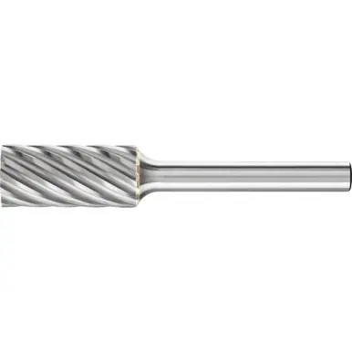PFERD 24107 Carbide Bur, Cylind. Plain End, INOX Cut 1/2" x 1" x 1/4" Shank