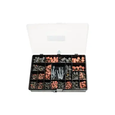 PFERD 46091 POLICAP Abrasive Cap Set 650 Pieces - Assorted