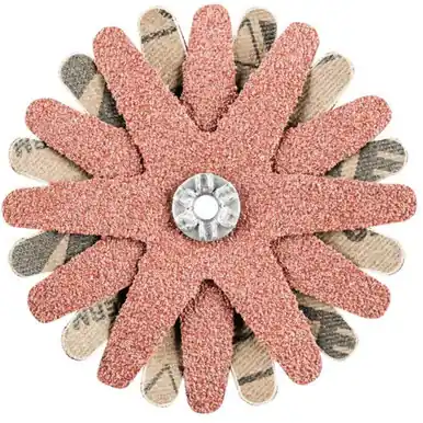 PFERD 44025 2-3/4" POLISTAR-TUBE A/0 60 Grit 4mm Bore, 4 Star Layers (10pk)