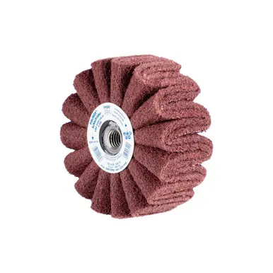 PFERD 43109 5" x 2" POLINOX Non-Woven Finishing Drum 5/8-11 Thread, PNG, A/O 280 Grit