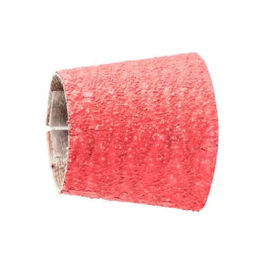 PFERD 41394 1-1/8" to 7/8" Tapered Spiral Band 1-3/16" Length, Ceramic Oxide CO-COOL, 80 Grit (100pk)